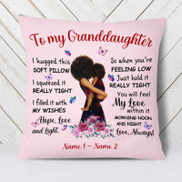 Personalized BWA Daughter Granddaughter Mom Grandma Pillow DB181 95O23 thumb 1
