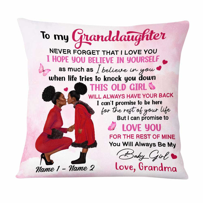 Personalized BWA Daughter Granddaughter Mom Grandma Pillow DB182 95O47 1