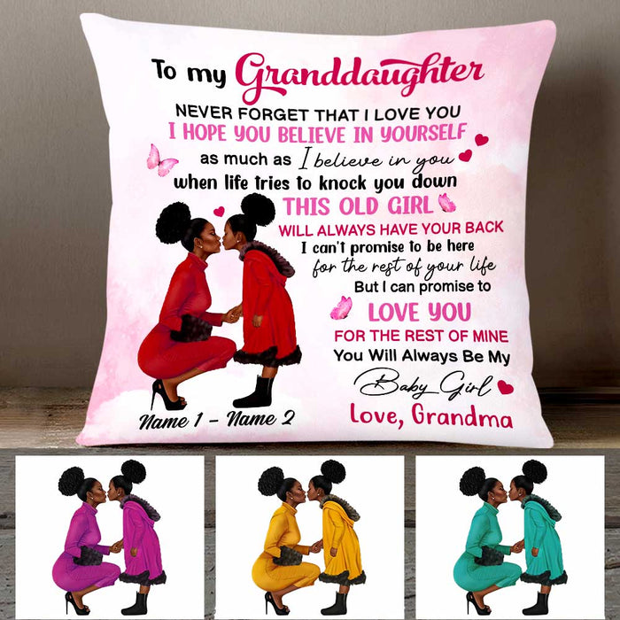 Personalized BWA Daughter Granddaughter Mom Grandma Pillow DB182 95O47 1