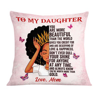 Personalized Mom To My Daughter Pillow DB183 87O57 thumb 1