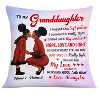 Personalized BWA Daughter Granddaughter Mom Grandma Pillow DB181 30O24 thumb 1