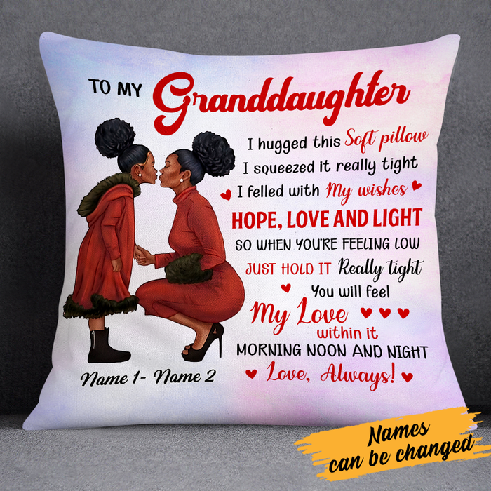 Personalized BWA Daughter Granddaughter Mom Grandma Pillow DB181 30O24 1