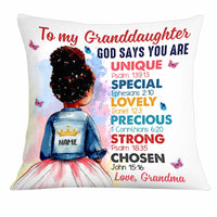 Personalized BWA Daughter Granddaughter Mom Grandma Pillow DB187 30O34 thumb 1