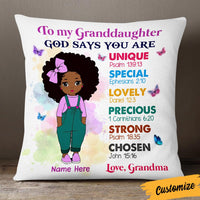 Personalized BWA Daughter Granddaughter Mom Grandma Pillow DB182 30O36 thumb 1
