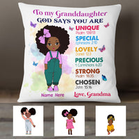 Personalized BWA Daughter Granddaughter Mom Grandma Pillow DB182 30O36 thumb 1