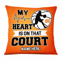 Personalized Love Basketball Pillow DB187 87O47 thumb 1