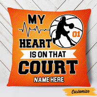 Personalized Love Basketball Pillow DB187 87O47 thumb 1