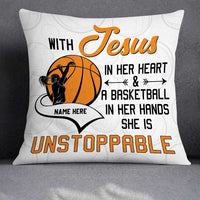 Personalized Love Basketball Pillow DB186 87O23 thumb 1
