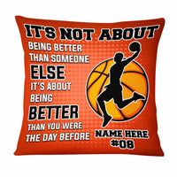 Personalized Love Basketball Pillow DB183 26O47 thumb 1