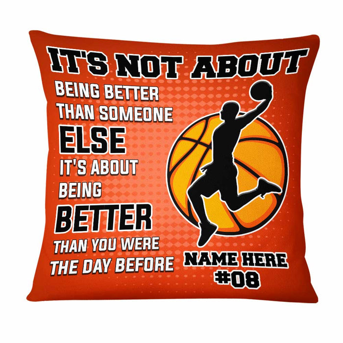 Personalized Love Basketball Pillow DB183 26O47 1