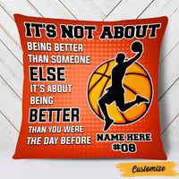 Personalized Love Basketball Pillow DB183 26O47 thumb 1