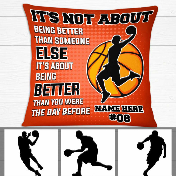 Personalized Love Basketball Pillow DB183 26O47 1