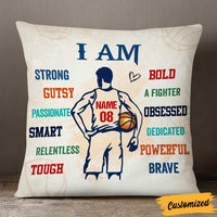 Personalized Love Basketball Player Pillow DB183 95O57 thumb 1