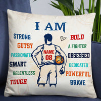 Personalized Love Basketball Player Pillow DB183 95O57 thumb 1