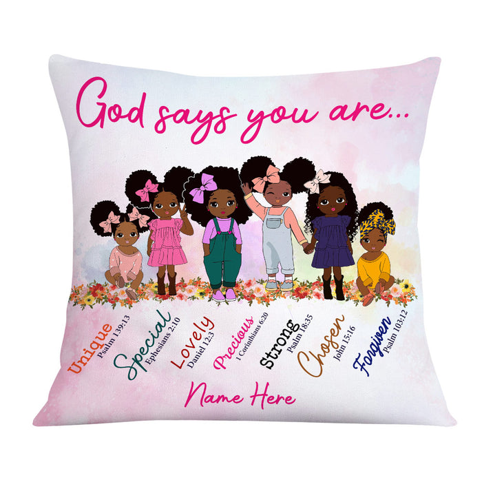 Personalized BWA Daughter Granddaughter Pillow DB184 95O36 1