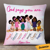 Personalized BWA Daughter Granddaughter Pillow DB184 95O36 thumb 1
