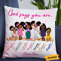 Personalized BWA Daughter Granddaughter Pillow DB184 95O36 thumb 1