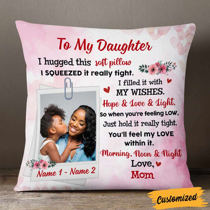 Personalized Daughter Photo Pillow DB187 26O57 1