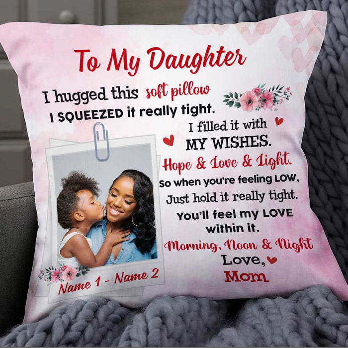Personalized Daughter Photo Pillow DB187 26O57 1