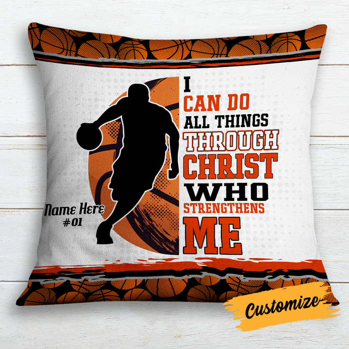 Personalized Love Basketball Pillow DB185 26O24 1