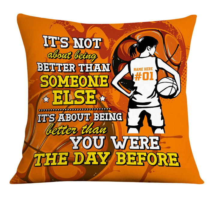 Personalized Love Basketball Pillow DB187 26O18 1