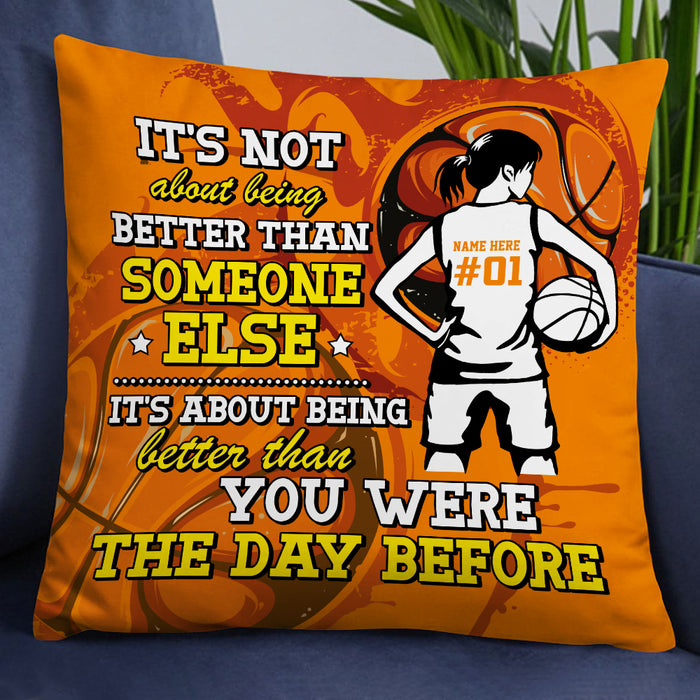 Personalized Love Basketball Pillow DB187 26O18 1