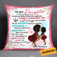 Personalized Mom Grandma BWA Daughter Granddaughter Pillow DB184 23O34 thumb 1