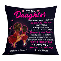 Personalized Mom Grandma BWA Daughter Granddaughter Pillow DB201 23O53 thumb 1