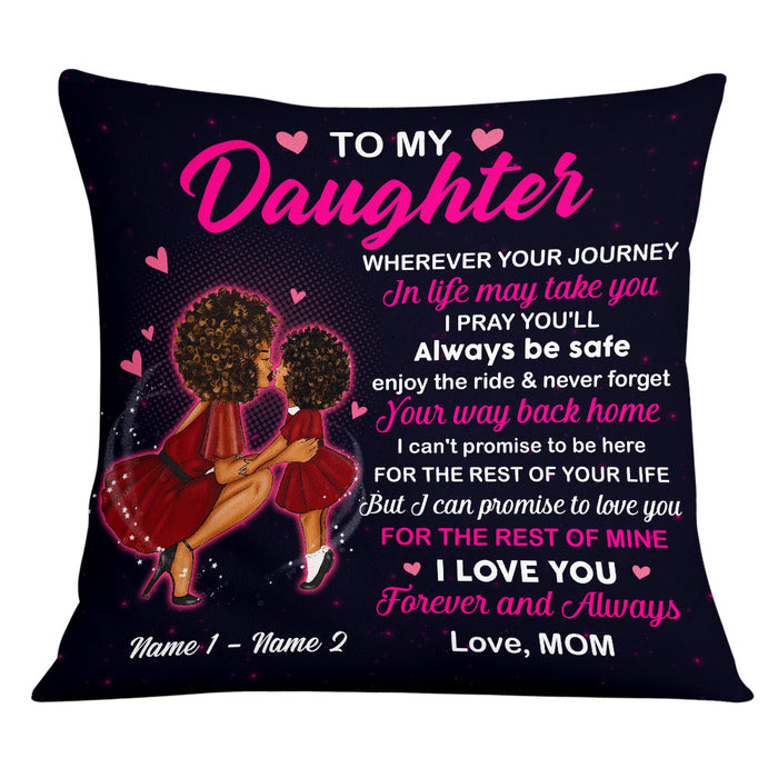 Personalized Mom Grandma BWA Daughter Granddaughter Pillow DB201 23O53 1