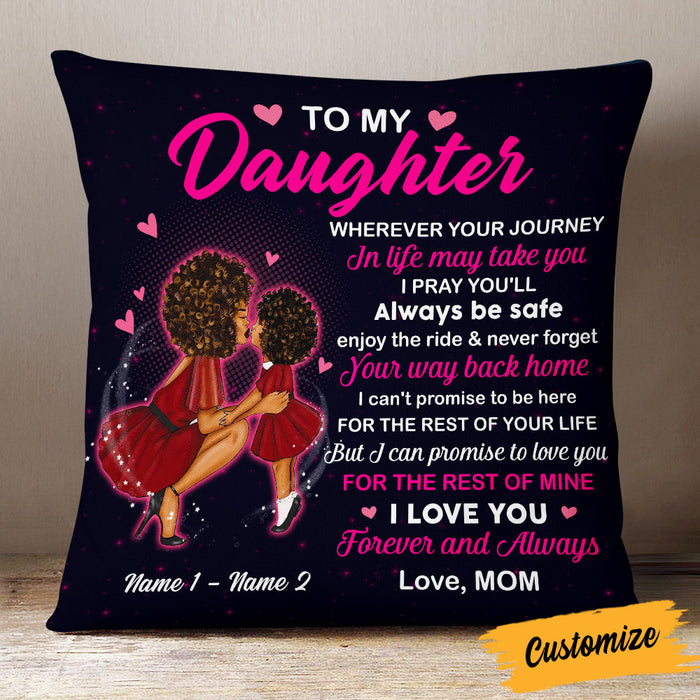 Personalized Mom Grandma BWA Daughter Granddaughter Pillow DB201 23O53 1