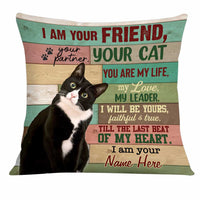 Personalized Cat Photo Friend Pillow DB209 95O34 thumb 1