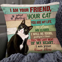 Personalized Cat Photo Friend Pillow DB209 95O34 thumb 1