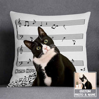 Personalized Cat Photo Silence Pillow DB203 95O58 thumb 1