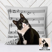 Personalized Cat Photo Silence Pillow DB203 95O58 thumb 1