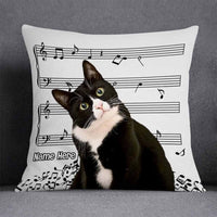 Personalized Cat Photo Silence Pillow DB203 95O58 thumb 1