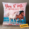 Personalized Couple Love Horse Pillow DB202 26O19 1