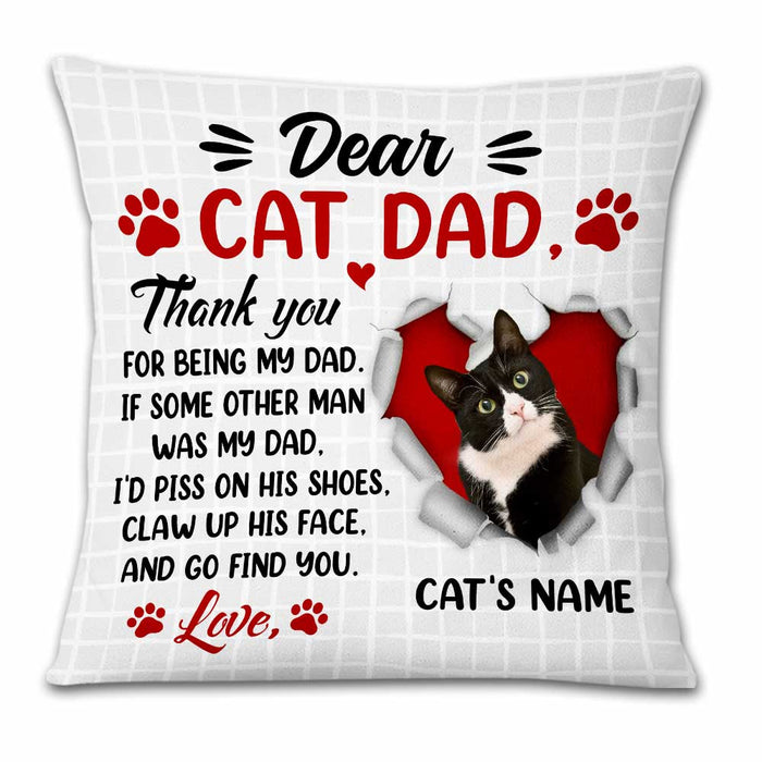 Personalized Cat Photo Pillow DB202 30O23 1