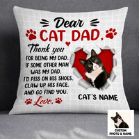 Personalized Cat Photo Pillow DB202 30O23 thumb 1