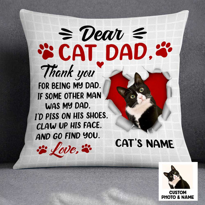 Personalized Cat Photo Pillow DB202 30O23 1