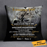 Personalized Couple Love Lion Pillow DB203 23O58 thumb 1