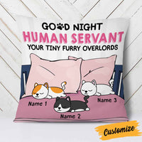 Personalized Cat Good Night Human Pillow DB204 81O58 thumb 1
