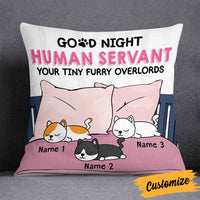 Personalized Cat Good Night Human Pillow DB204 81O58 thumb 1
