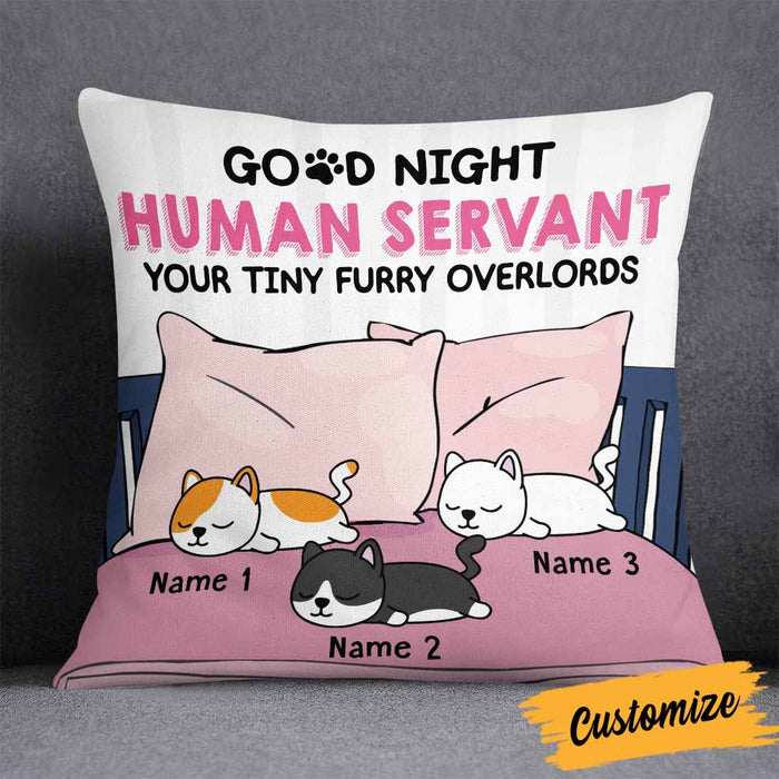 Personalized Cat Good Night Human Pillow DB204 81O58 1