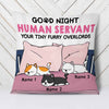 Personalized Cat Good Night Human Pillow DB204 81O58 1