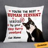 Personalized Cat Photo Human Servant Pillow DB206 95O36 1