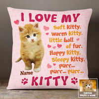 Personalized Cat Photo Pillow DB205 87O53 thumb 1