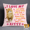 Personalized Cat Photo Pillow DB205 87O53 1