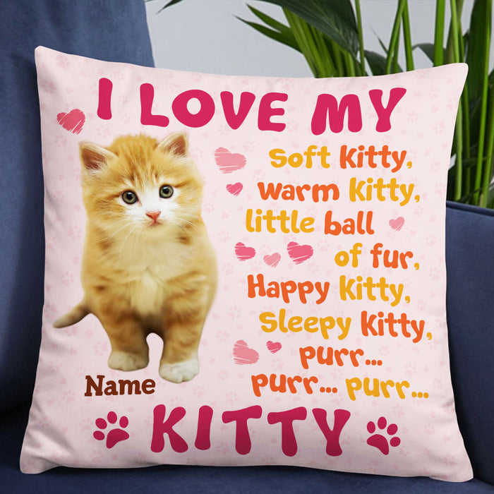 Personalized Cat Photo Pillow DB205 87O53 1