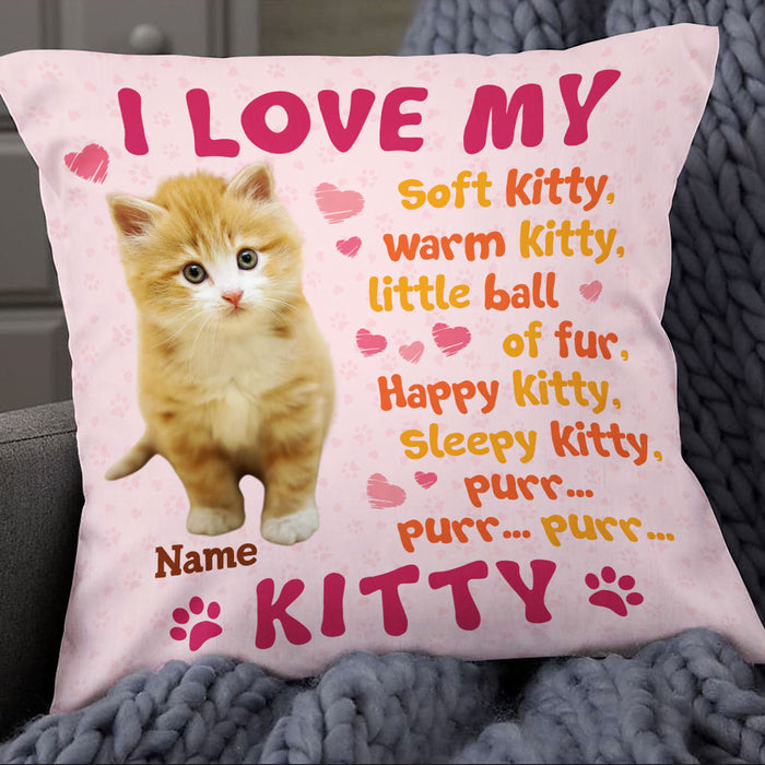 Personalized Cat Photo Pillow DB205 87O53 1