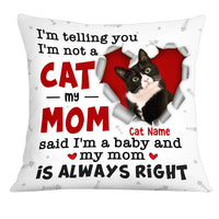 Personalized Cat Photo Pillow DB206 87O34 thumb 1